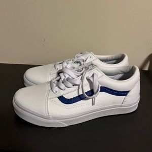 White Vans Old Skool Women's size 8.5
